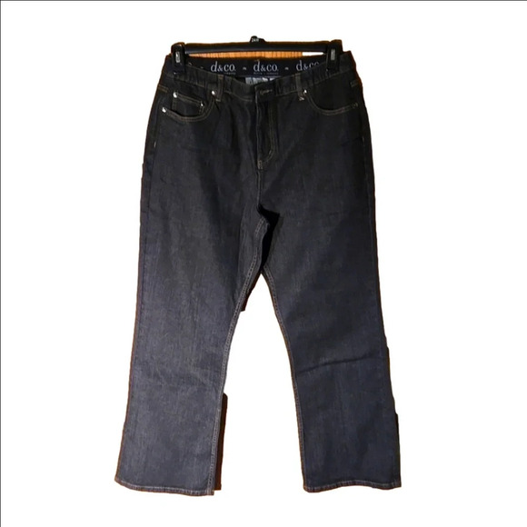 Denim&Co Denim - d & co Denim Dark Blue Jeans with 5 pkt & Tummy Panel Women size 16P